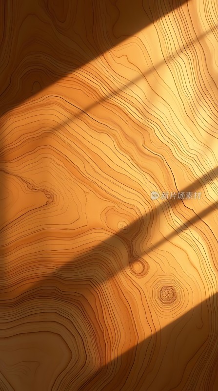 阳光下的木纹纹理