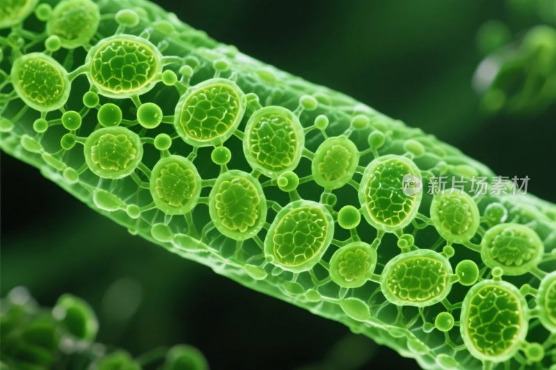 微观生物细胞结构