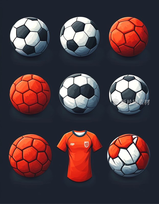 足球图标集