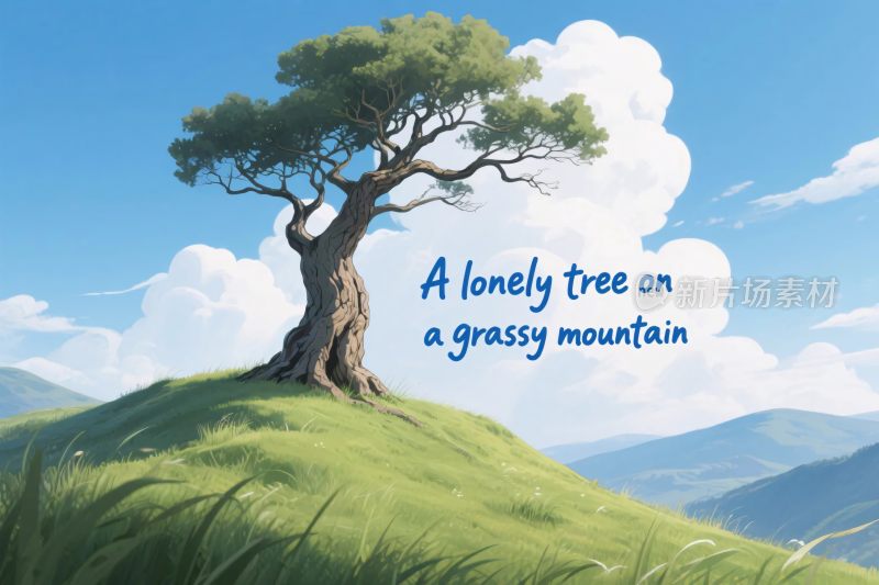 草山上的孤独树