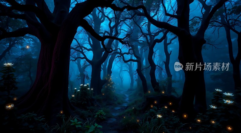 神秘森林之夜