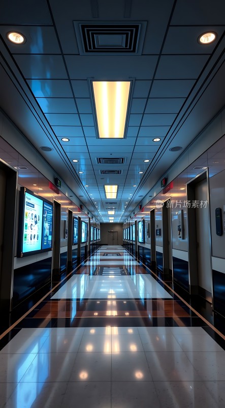 科技感走廊未来主义设计