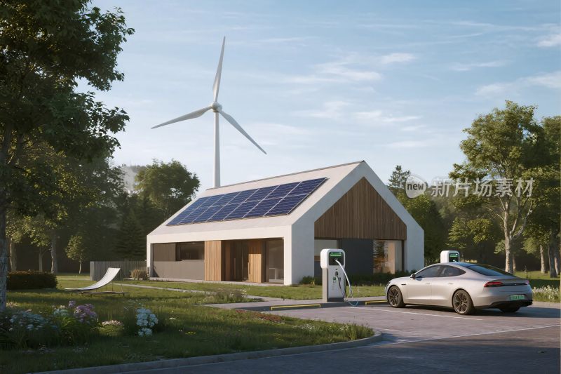 绿色能源生态场景图