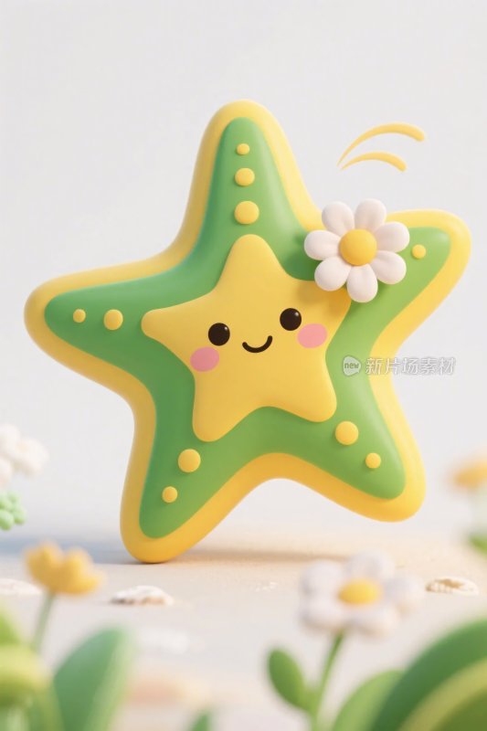 可爱星星卡通插画