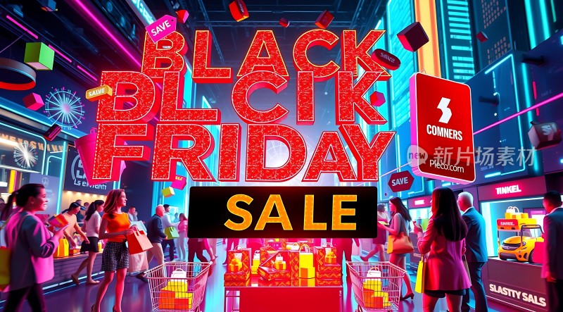 黑色星期五大促购物狂欢盛宴！