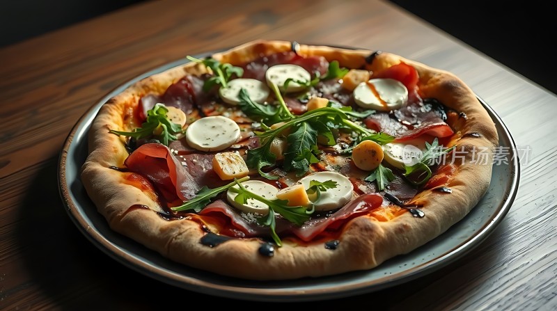 意式火腿芝士披萨