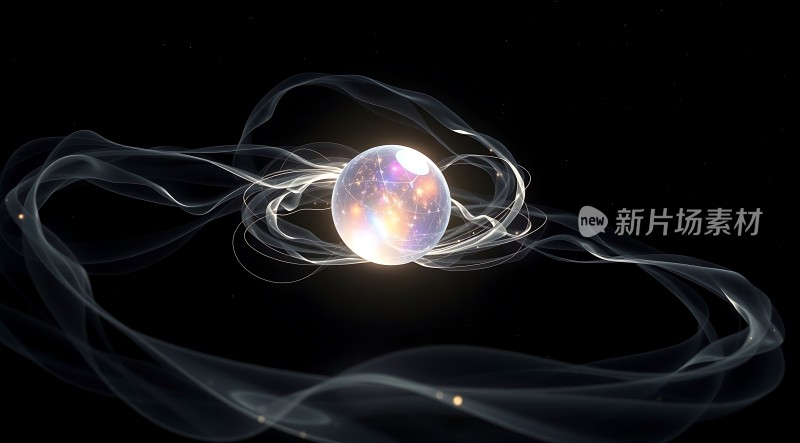 新片场素材神秘星球与光晕