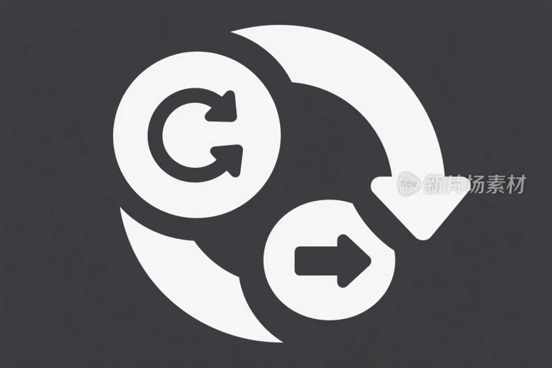 循环往返图标