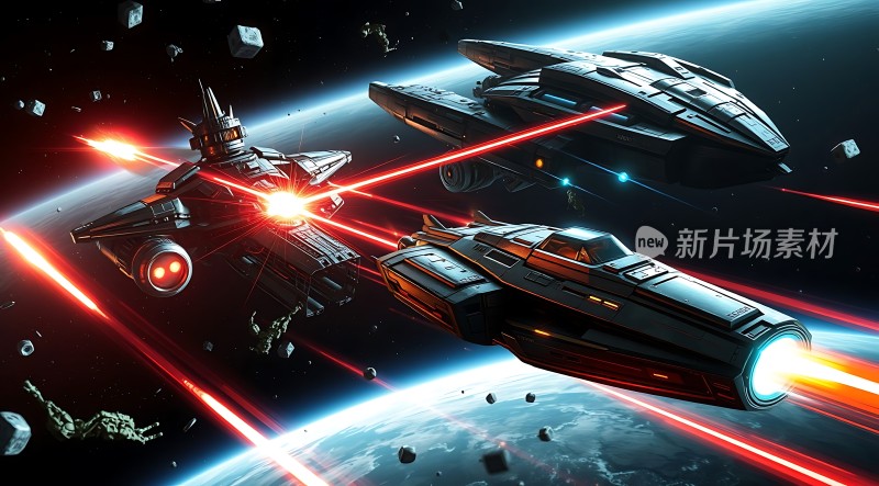 星际激战太空飞船对决