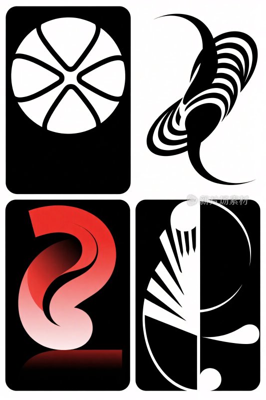 抽象图形设计图标集合