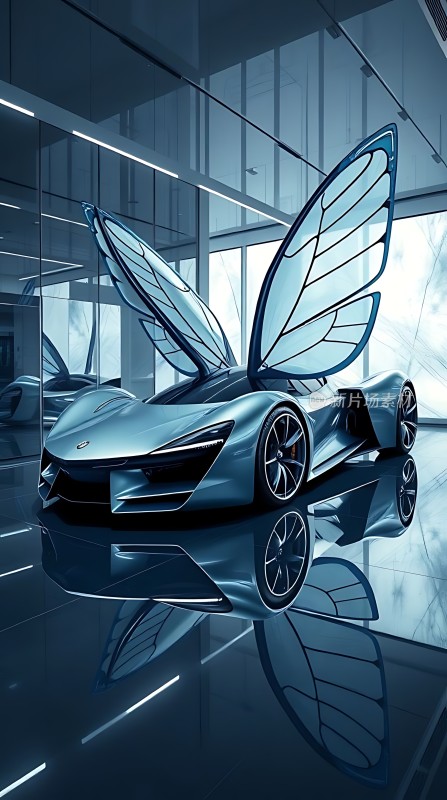 蝴蝶翅膀跑车