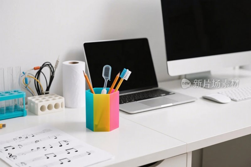 整洁办公桌面图