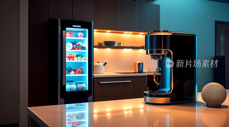 智能冰箱与咖啡机现代厨房生活新体验