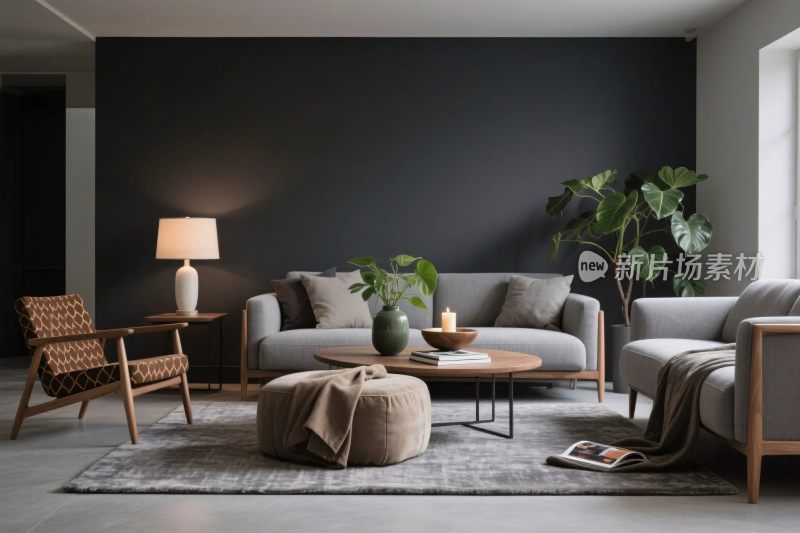 现代简约客厅布置