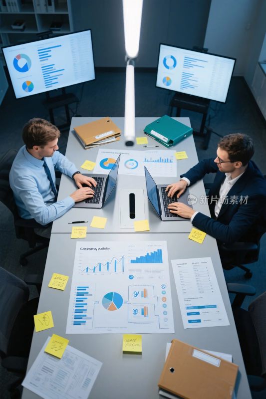 办公场景数据分析图