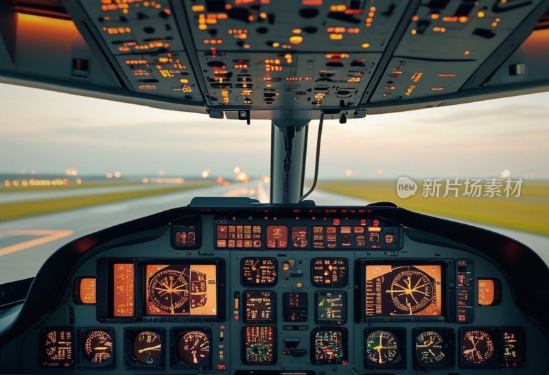 飞机驾驶舱界面