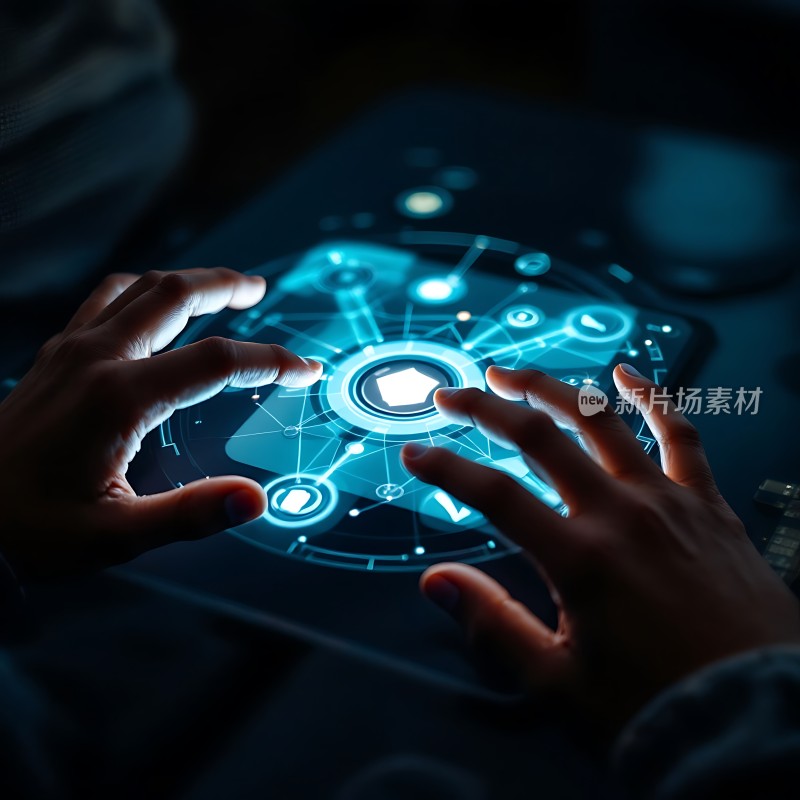 科技交互的未来世界