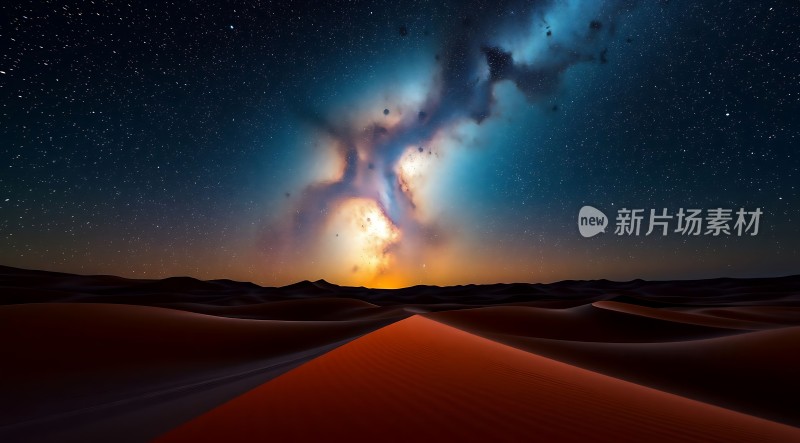 星空下的神秘沙漠之旅