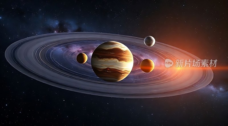 星环环绕 Jupiter