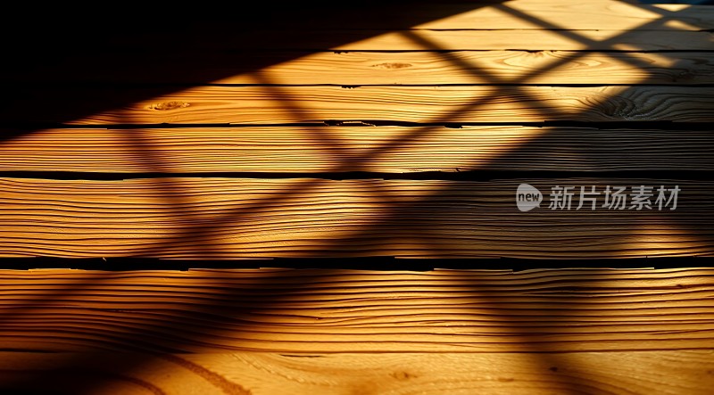 阳光下的木纹纹理