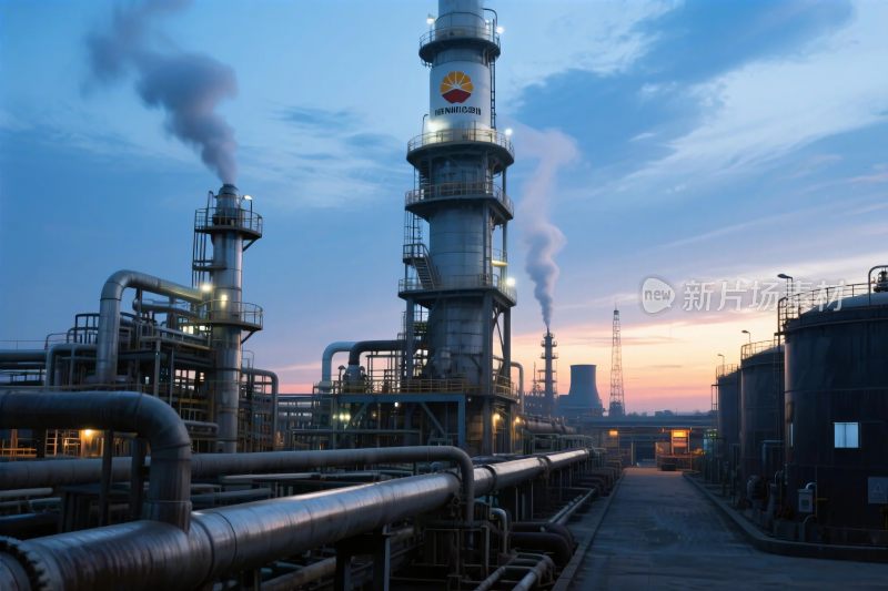 工业厂区夜景设施