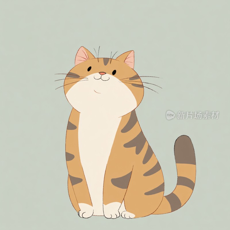 可爱插画猫咪形象