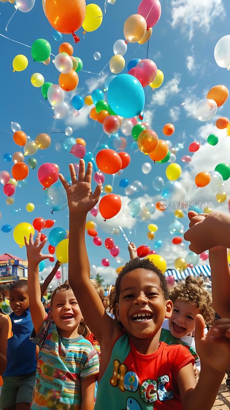 气球狂欢节上的欢乐时光