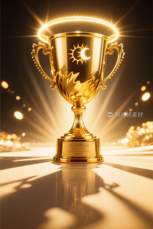 金色奖杯颁奖纪念