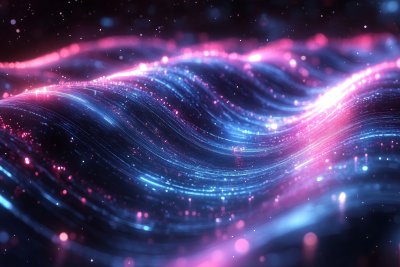 梦幻炫彩流动光线背景 梦幻炫彩流动光线背景