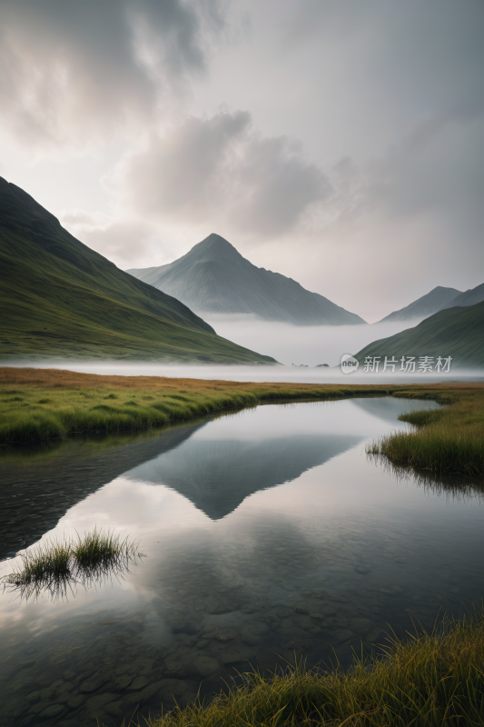 山在背景中高清风景图片