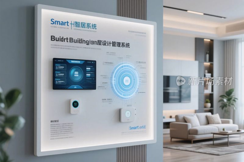 智能家居控制面板展示图