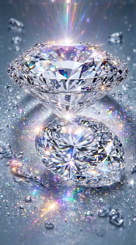 璀璨钻石闪耀光芒
