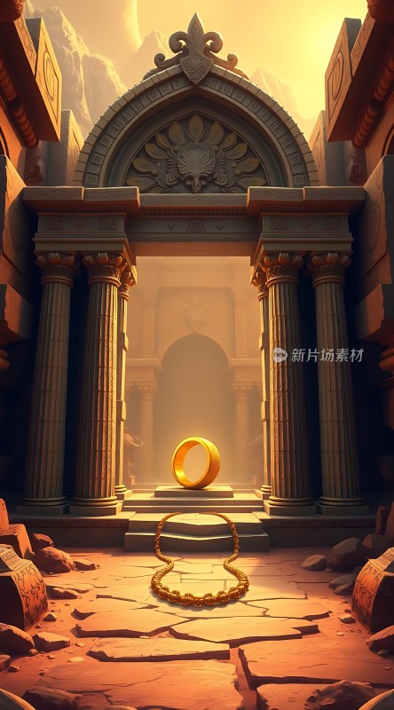 古庙秘宝金戒指与项链之谜