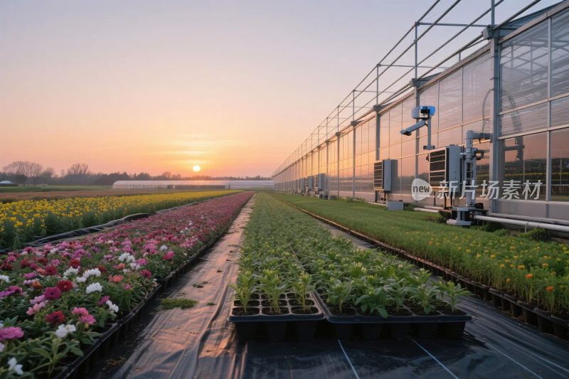大型农业种植温室场景