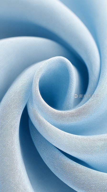 浅蓝色丝绸纹理画面