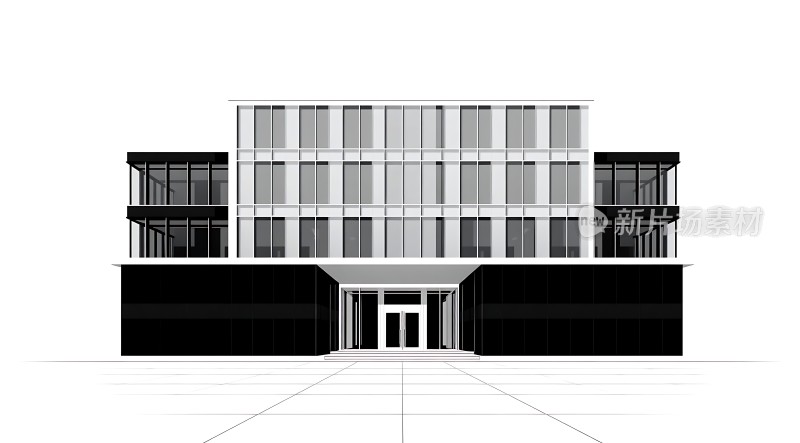 现代建筑外观设计图