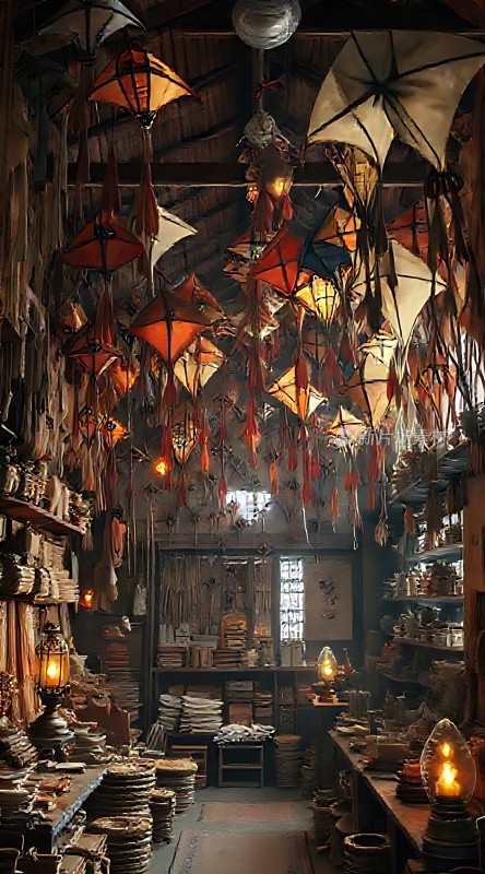 古色古香灯笼店