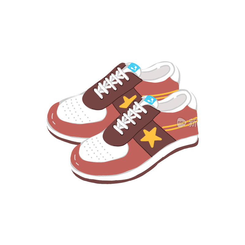 时尚卡通风格休闲运动鞋
