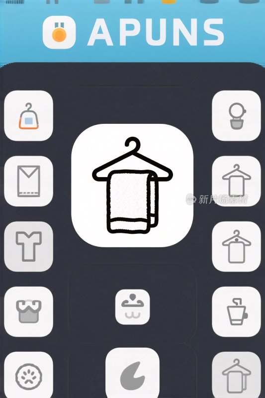 洗衣相关图标集合