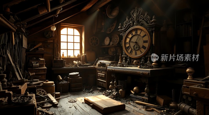 古董钟表作坊的秘密角落