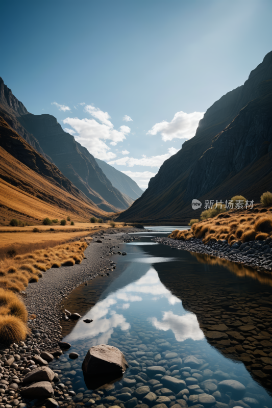 蓝天白云风景自然风光图片