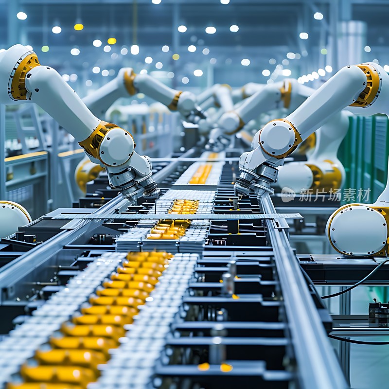 工业机器人生产线高效运作
