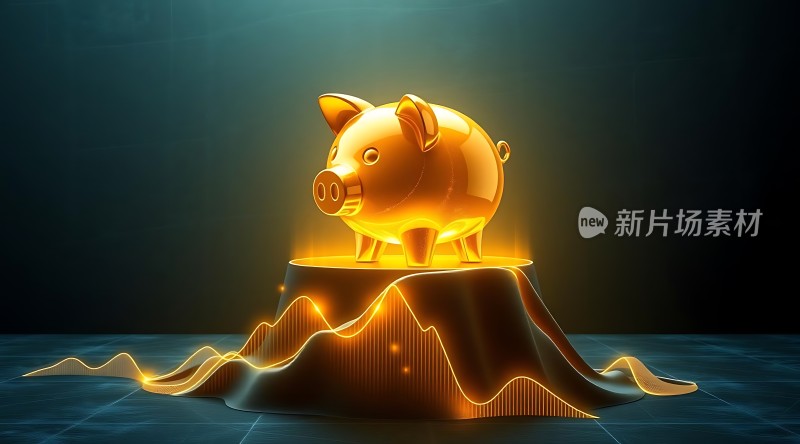 金猪稳坐财富山