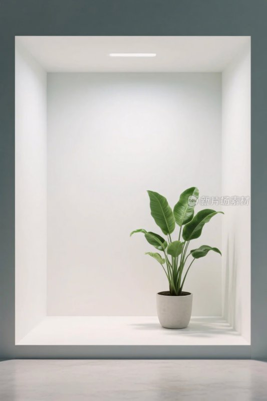 简约室内绿植空间