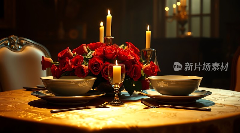 烛光晚餐浪漫约会