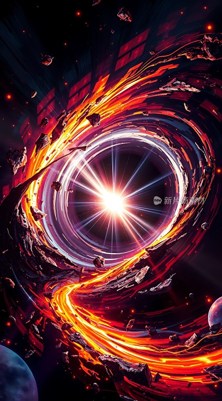 星际旋涡宇宙奇观