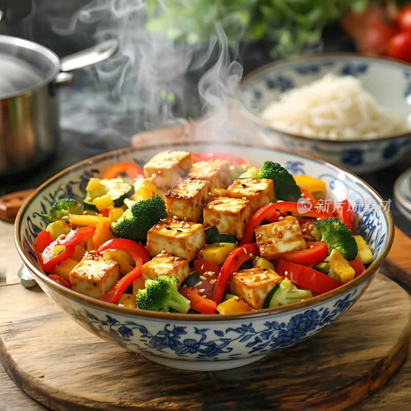 豆腐蔬菜大杂烩色香味俱全