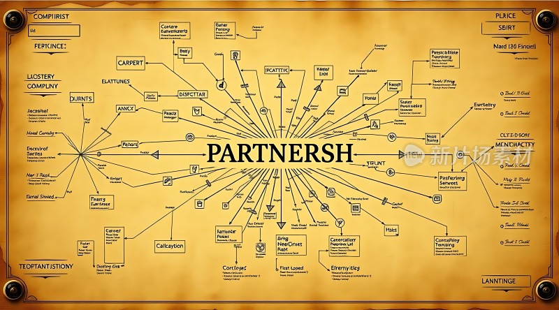 合作伙伴关系网络图