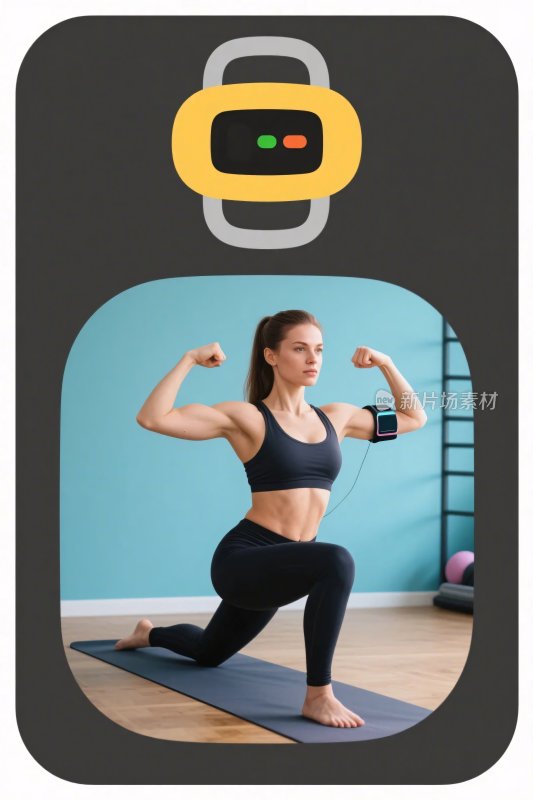 健身动作智能设备展示