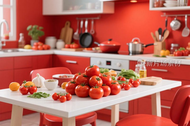 厨房蔬果摆放图